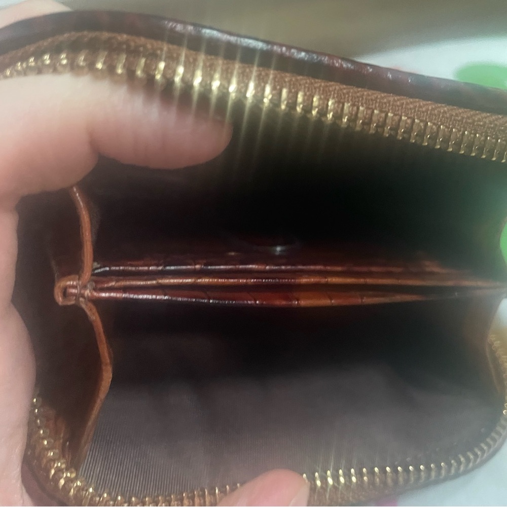 Brahmin Pecan Melbourne Wallet Coin Purse 👛 - Picture 6 of 12